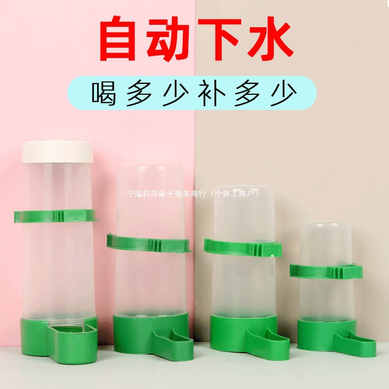 Cross-Border Automatic Water Dispenser for Birds, Feeding and Unloading Device for Parrots, Pet Anti-Spill Watering Kettle, Water Cup, Water Tank, Bird Utensils
