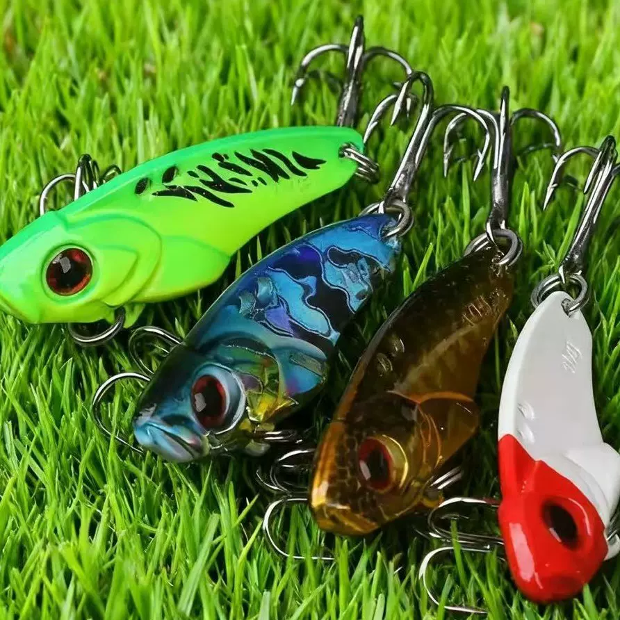 热卖VIB路亚饵锌合金材质全水层镭射涂装专鲈鱼翘嘴VIB路亚仿生饵