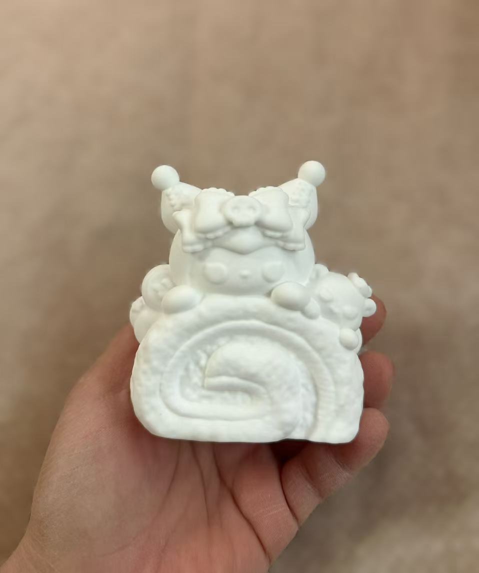 Frasco de Almacenamiento de Calabaza de Yeso en Blanco DIY para Pintar