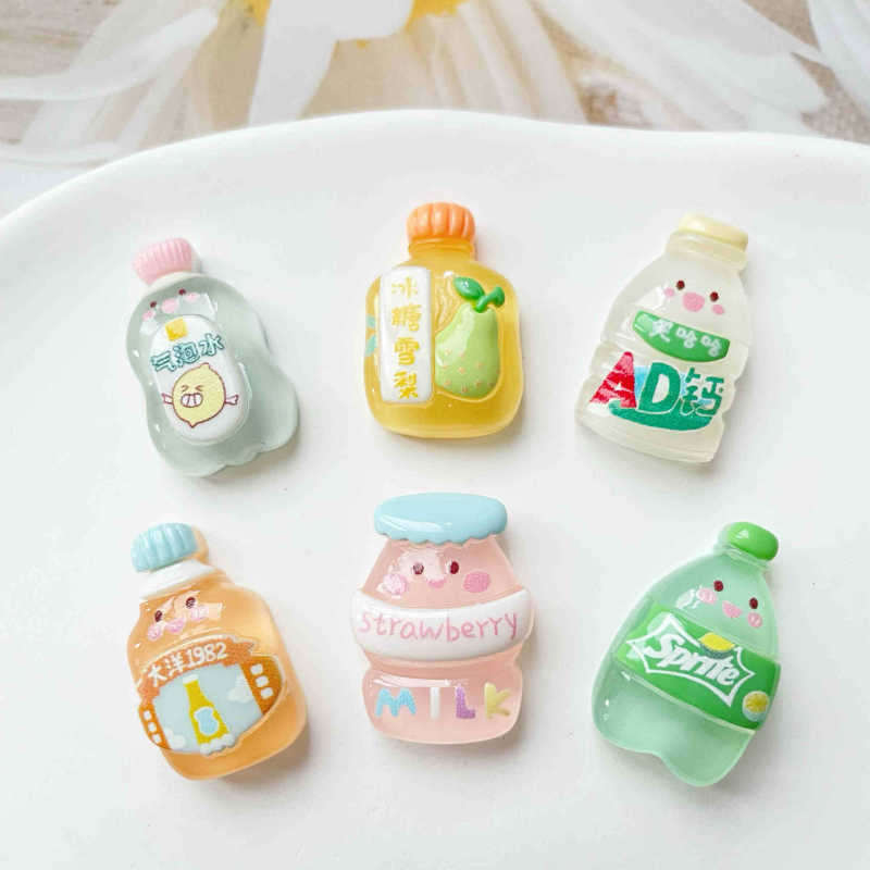 発光食品おもちゃ炭酸水氷砂糖雪梨 diy クリーム接着剤ペンダントペンダントイヤリング耳羊角釘樹脂アクセサリー|undefined