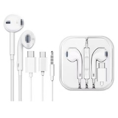 IPhone用bluetoothイヤホンアップル/アンドロイド/華為有線インラインイヤホンtype-c入耳式