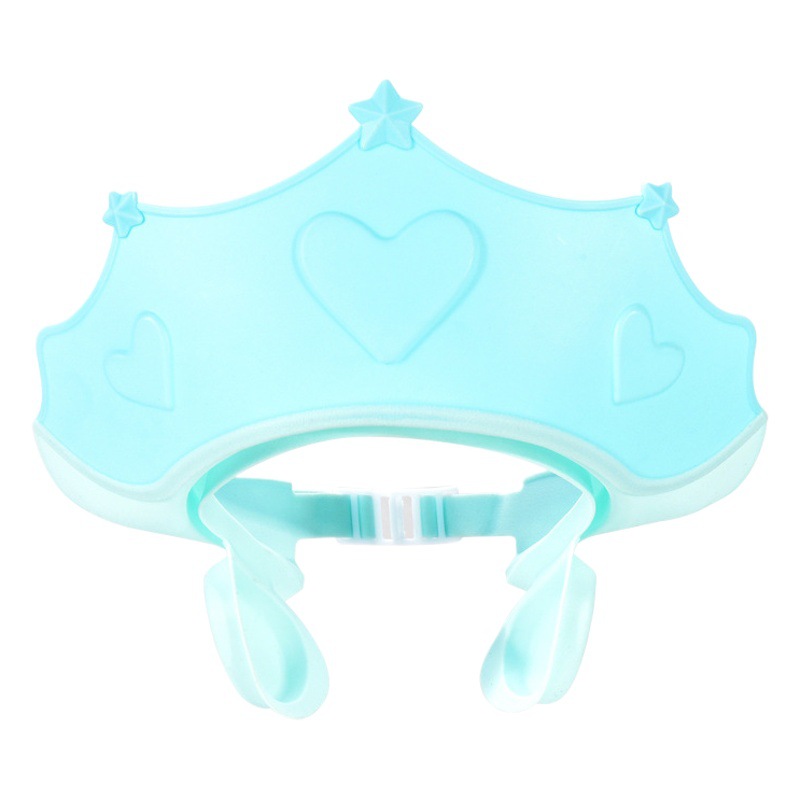 Zhiyan Mummy Crown Ear Protection Children's Shower Cap Shampoo Cap Shampoo Cap Shower Cap Baby Adjustable