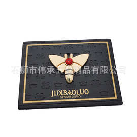 服装箱包五金标牌 牛仔裤五金皮牌电镀合金皮标 皮标装饰皮标辅料