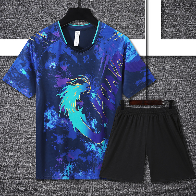 Nuevo traje de bádminton, ropa deportiva de verano, equipo al aire libre para adultos, ropa de entrenamiento competitivo, jersey de bádminton