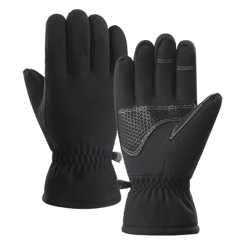 Winter Outdoor Ski Gloves for Men and Women, Cycling Cold-Proof Thickened Fleece Warm Gloves, Windproof and Non-Slip Warm Gloves