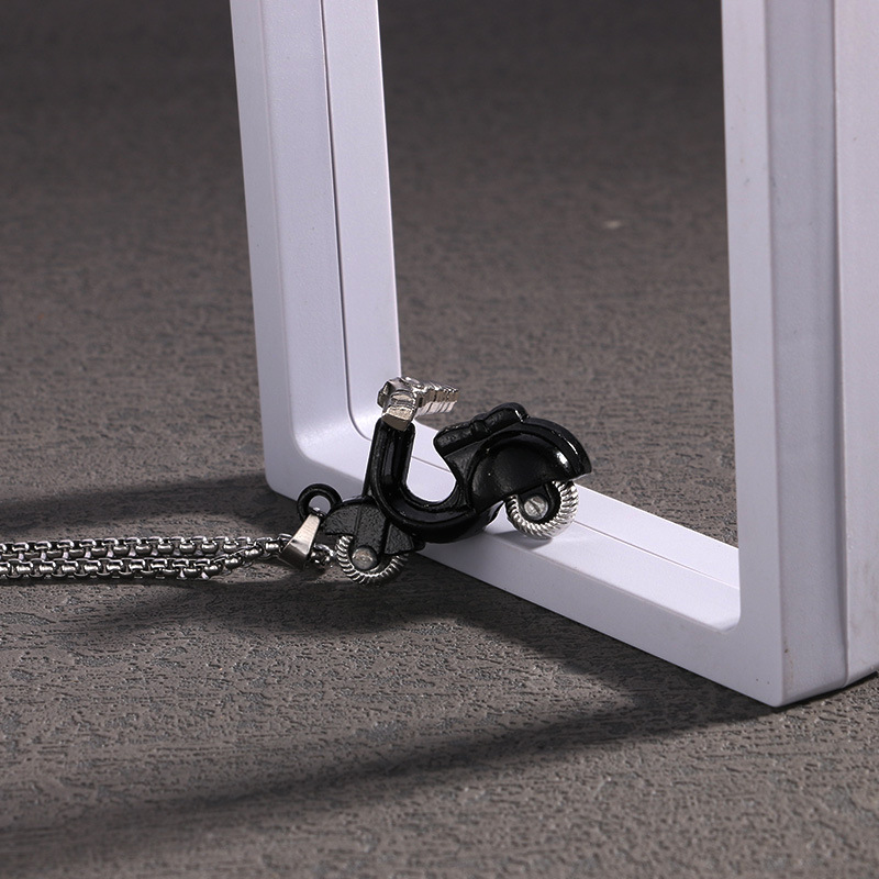 Edelstahl Herren Halskette Legierung Anhänger Hip Hop personalisierte trendige lange Pullover Kette_voghion.com