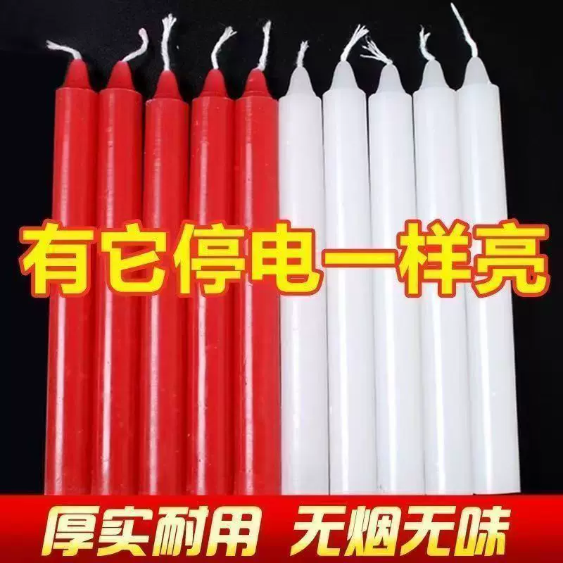Candle, yellow lights odorless, wholesale