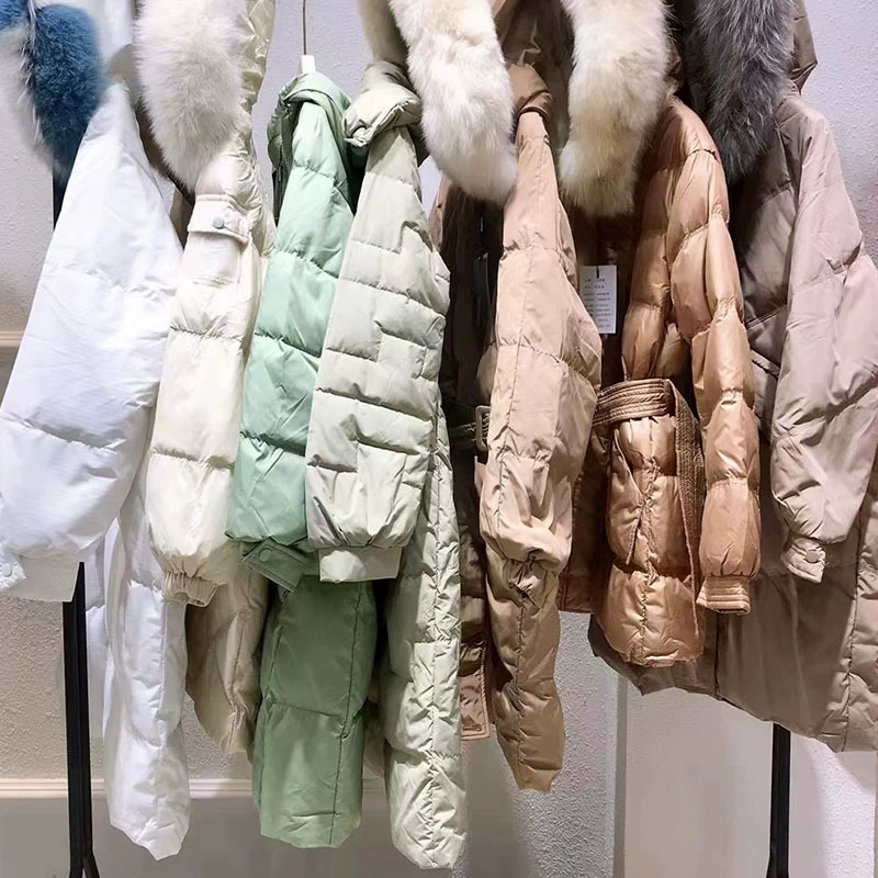 Ba Baoyin Зима 2022 90 шерстяной воротник женский средний и длинный модный женский стиль