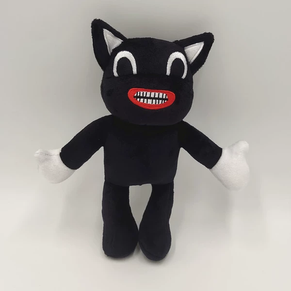 25cm small black cat