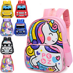 Милый детский школьный рюкзак для девочек, новая коллекция, в корейском стиле, мультяшный принт
