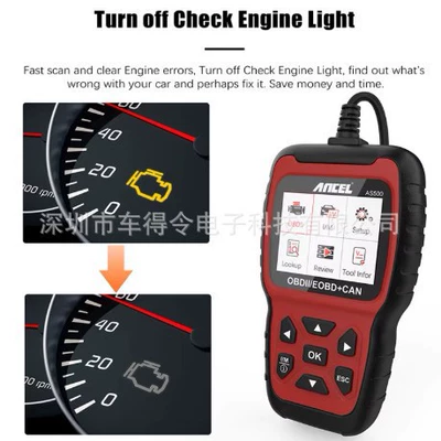 Ancel As500 Obd2 Car Avtomobil diaqnostika alətləri