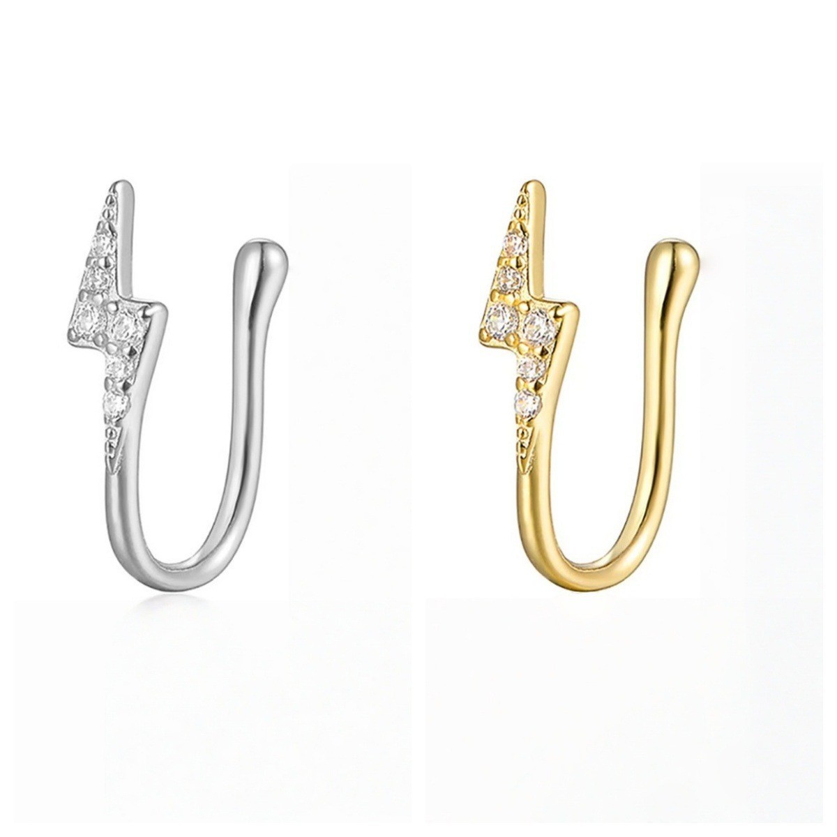 Labret piercing jewelry detail image