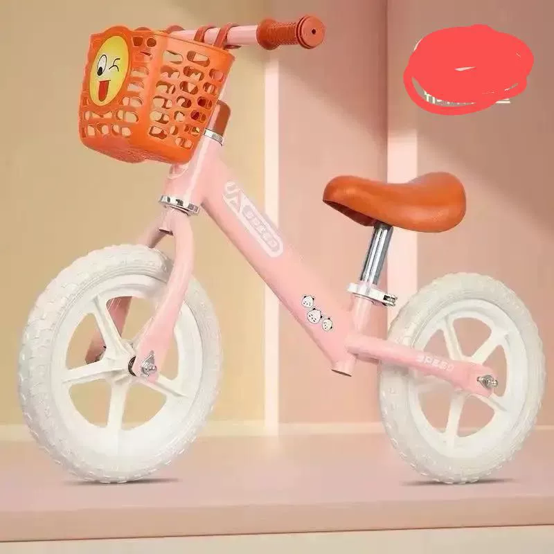 Детский баланс-байк, сиденье, кресло, регулируемый руль, 2–6 лет