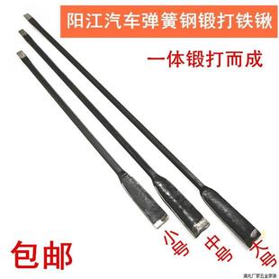 Forging dual-purpose steel handle shovel Yangjiang spring steel shovel digging tool crowbar seedling cutter digging tree shovel manufacturers