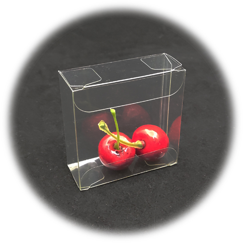 Caja de dulces para tienda de dulces transparente pequeña joyería caja de regalo caja de pvc Chocolate Embalaje 2,8*7*7cm