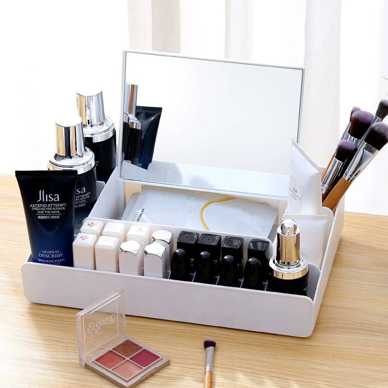 Table storage box, transparent makeup remover for skin care