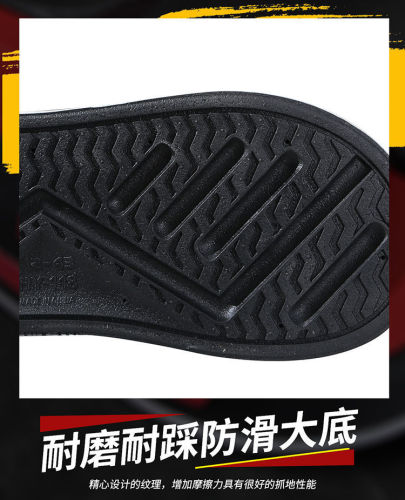 Fashionable Summer Outerwear Slippers for Home, Indoor Non-slip Couple Thick Sole Cool Slippers for Men