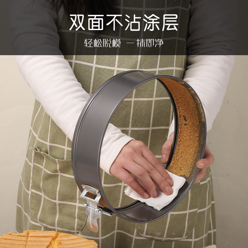 活底活ボタンケーキ金型愛円形角形オーブン金型無粘型ムースサークル家庭用焙煎金型|undefined