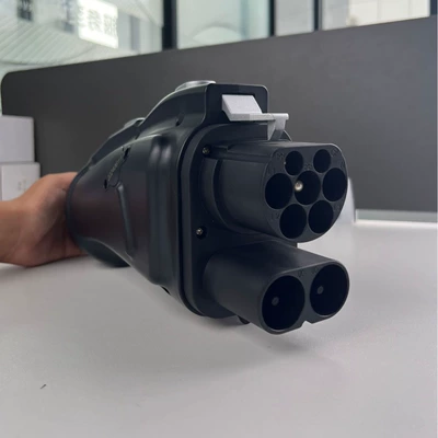 DC charging pile replacement connector CCS2 to GBT conversion head DC European standard to national standard 250A new energy vehicle (EV şarj adapterləri) - ccs2-gbt