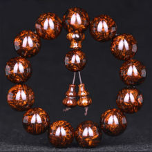 正宗正宗海南黄花梨手串爆满瘤疤鬼眼对眼老料真品佛珠