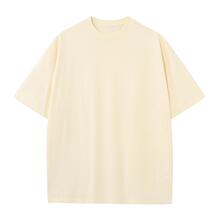 2025纯棉新款圆领中性款T恤休闲透气短袖上衣