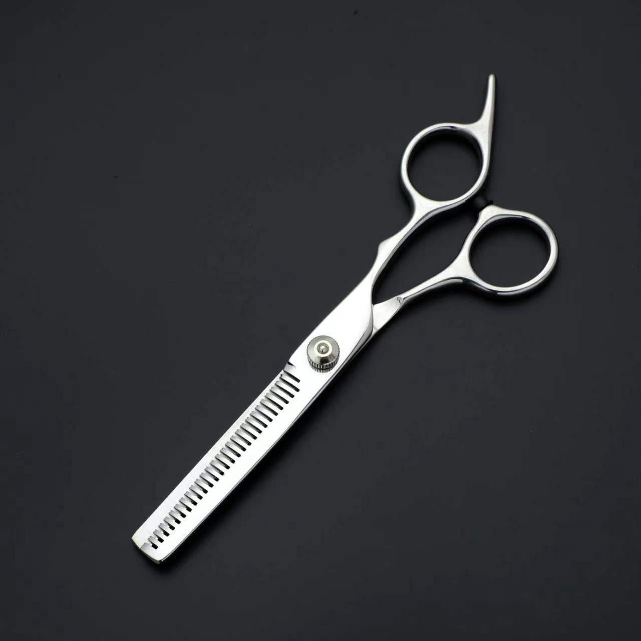 밝은 실버 흰색 캡 치아 가위