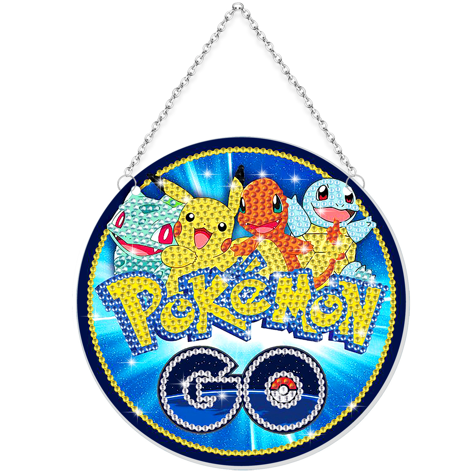 Pikachu Amazon DiDi Diamante Pintura Colgante Acrílico Colgante Creativo Diamante Se centran en los niños