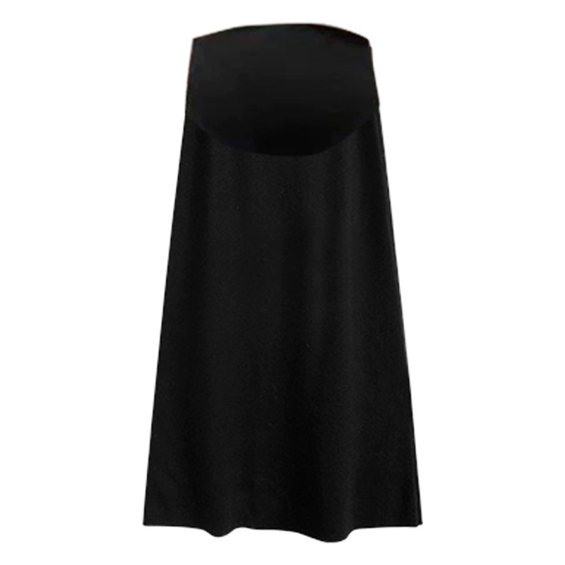 В наличии трикотажная кашемировая юбка для беременных, женская зимняя утолщенная универсальная верхняя одежда средней длины с высокой талией, утягивающая юбка А-силуэта