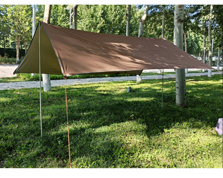In-Stock Wholesale Rainproof and Sunproof Canopy Tent for Outdoor Camping, Picnic, Thickened Portable Windproof Sunshade