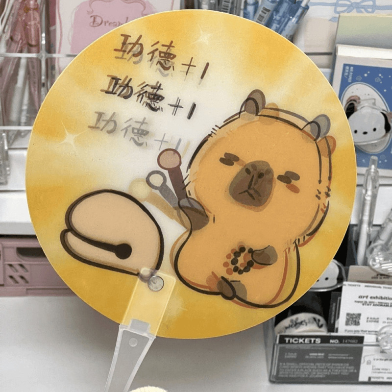 小紅書と同じ扇子ウサキ小八面白いアニメ周辺機器高価値クール用品パターン変更可能|undefined