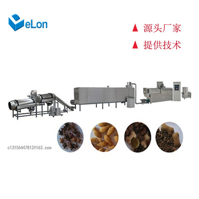 猫粮狗粮水产饲料设备升级改造  全自动膨化宠物粮机械
