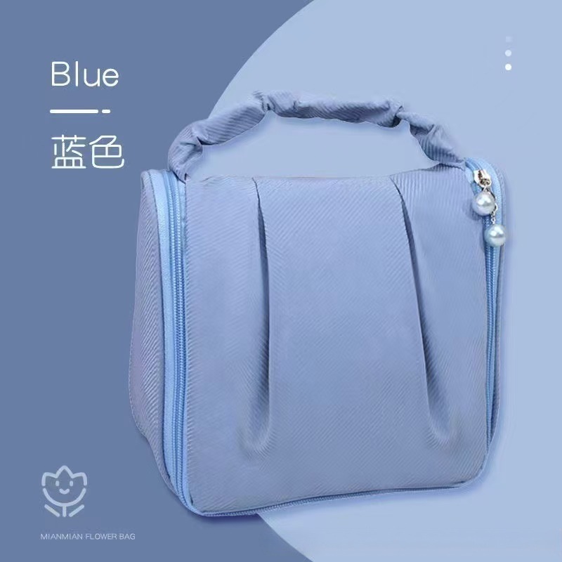 简约可爱化妆包大容量收纳包悬挂式多功能便携洗漱包旅行收纳手提|undefined