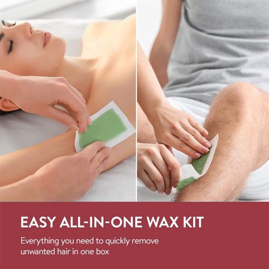Hair removal wax paper body can be used to remove leg hair armpit hair hand hair double-sided hair removal paper for men and women foreign trade cross-border hair removal wax paper