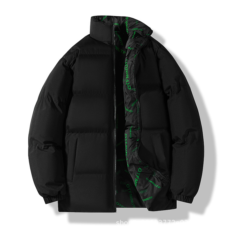 TikTok and Kuaishou video channel live streaming hot-selling double-sided down cotton jacket for men, thickened winter puffer coat, loose-fitting cotton coat TikTok and Kuaishou video channel live streaming hot-selling double-sided down cotton jacket for men, thickened winter puffer coat, loose-fitting cotton coat