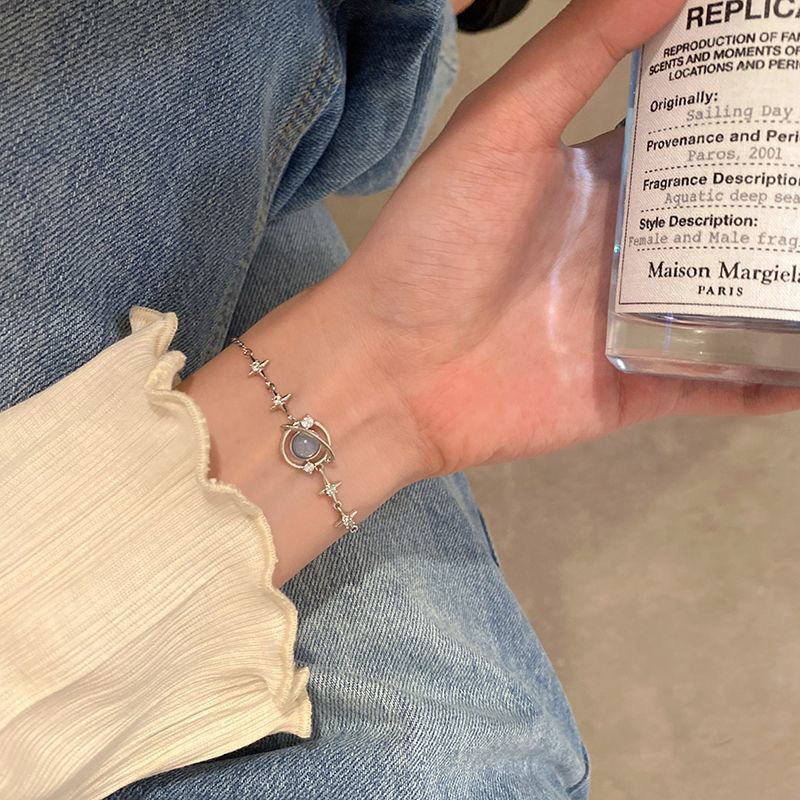 Pulsera de estrella estrellada Geng Xinghe para niñas, diseño de nicho, nuevo estilo de alta gama 2022, cumpleaños de la mejor amiga_voghion.com