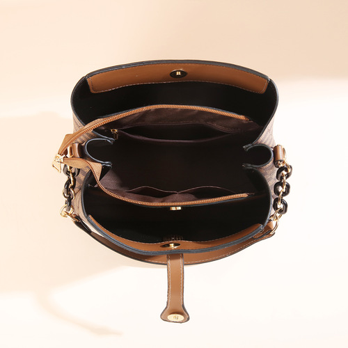 Cross-border dropshipping Spring and Summer trendy niche shoulder hand-held bags fashionable texture versatile women's crossbody bag water bucket bag