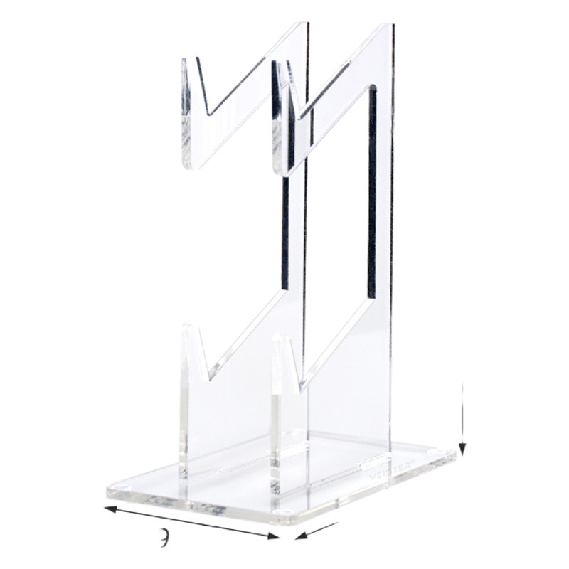 Soporte de acrílico del almacenamiento de la manija de acrílico del soporte PS4/ PS5/PS3 del soporte de escritorio de la doble-capa GamePad