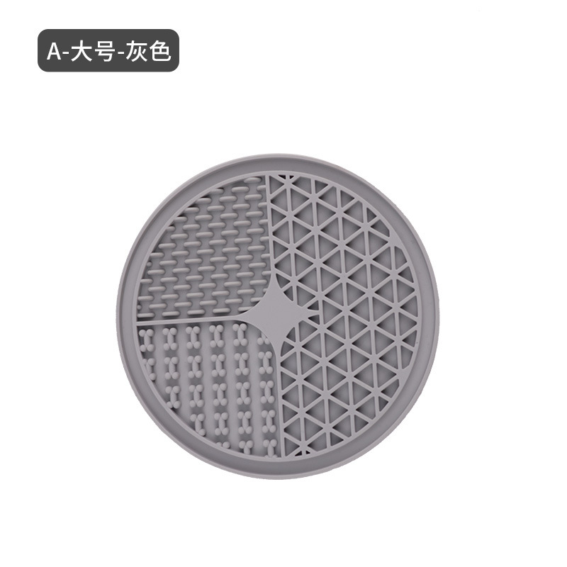 Amazon caliente de grado alimenticio almohadilla de lamida de mascota succión almohadilla de mascota para perros varias formas de almohadilla de mascota para perros