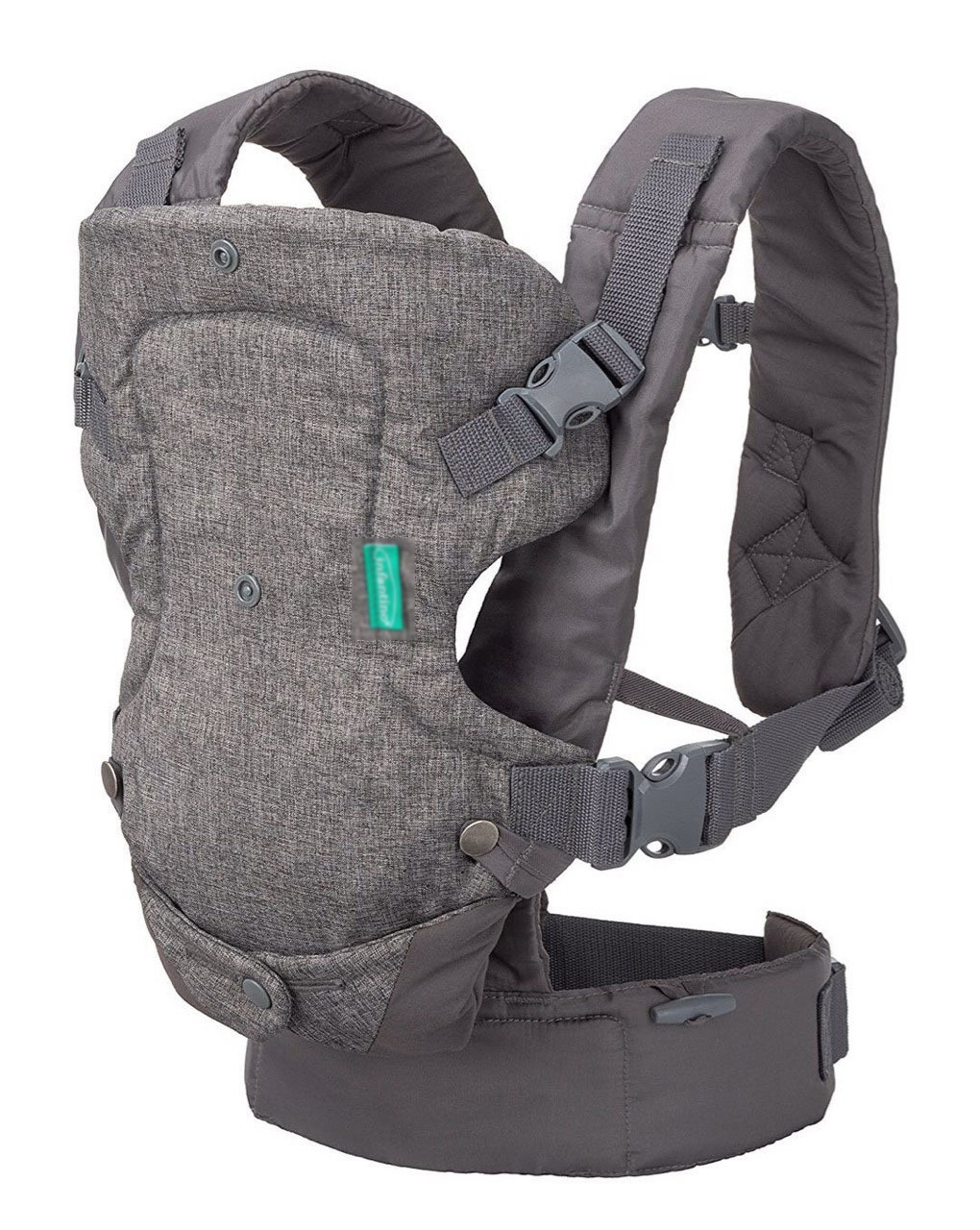 Cross-border exclusive multi-functional gray double-shoulder baby carrier for outings, freeing moms' hands, baby backpack carrier