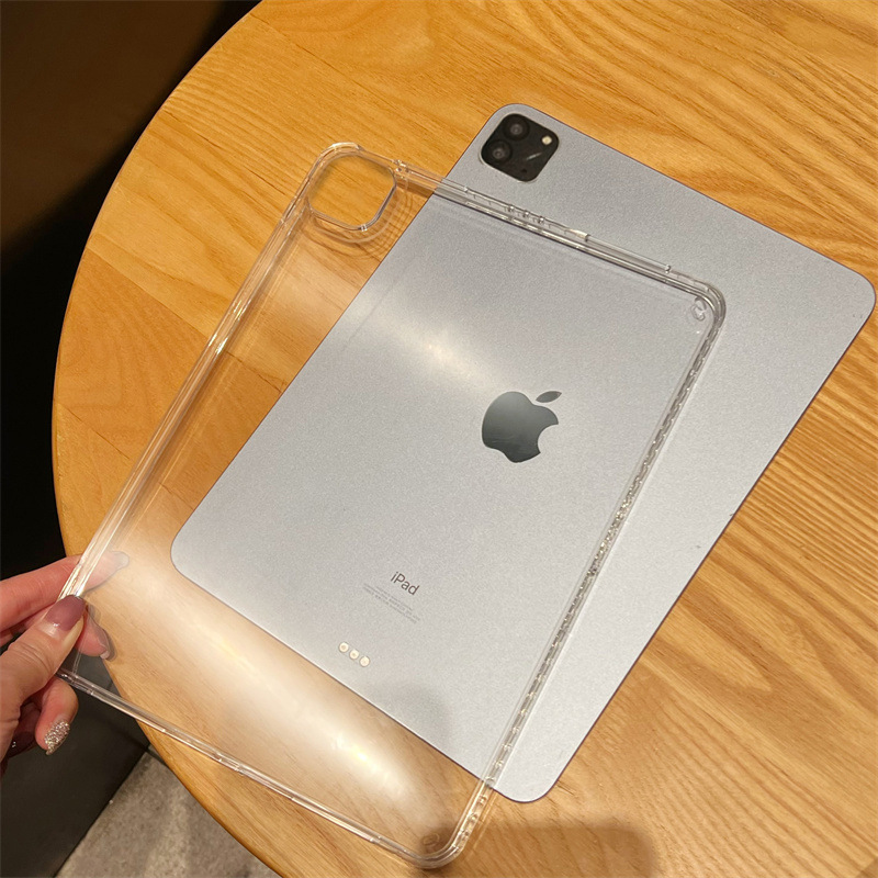 新款ipad9.7保護殼11寸硬殼13寸抗黃10.2吸筆TX透明全包單底殼8.3