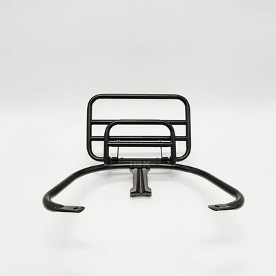 Bumper Windshield Motorcycle frame - gts300-black-backless-rear-shelf
