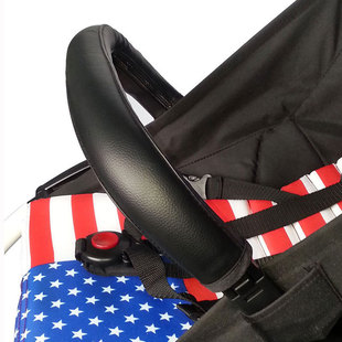 Baby Stroller gloves PU leather protective cover foldable washable zipper universal walking baby handlebar gloves