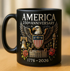 大量现货America's 250th Anniversary Mug美国250周年纪念马克杯