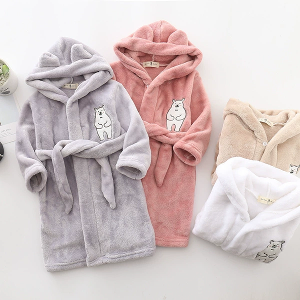 With embroidery, with little bears