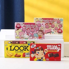 日本进口零食不二家牛奶卡通草莓味面包超人牛奶巧克力盒装