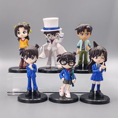 Qバージョン コナン ブラインドボックス フィギュア クロスボーダー 名探偵コナン 小型人形 毛利蘭 オーナメント 怪盗キッド シーン