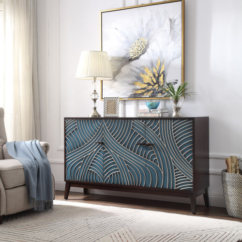 Light luxury style entrance hall cabinet living room decorative partition cabinet post-modern shoe cabinet large capacity storage cabinet American solid wood