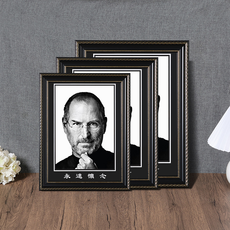 Wholesale of Elderly Funeral Photo Frames, Funeral Hall Photos, 12inch /16 Photo Frames, Black A4 Table and Wall Hanging Supplies