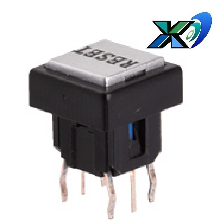 小型带灯轻触开关方形  直插轻触带灯开关 批发轻触带灯开关六脚