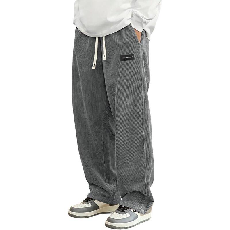 Men's casual pants for foreign trade, loose-fitting jogger pants, sports sweatpants, trendy versatile long pants, wholesale from the source manufacturer
